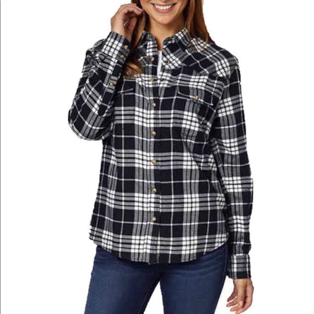 Jachs Girlfriend Plaid Button-down Shirt